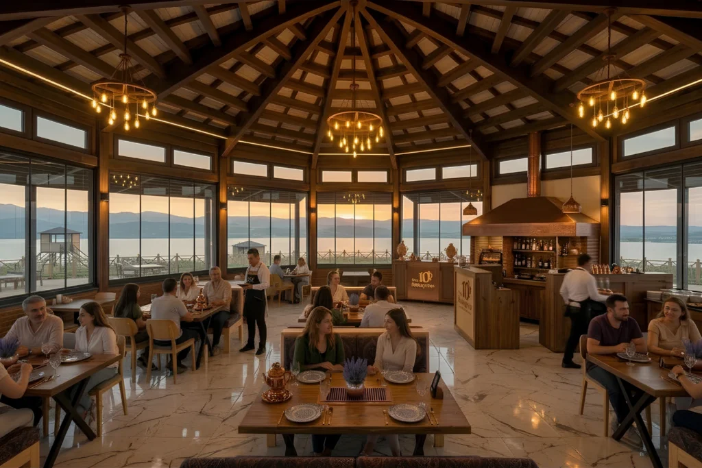 Lavanta Adası Yemek Alanı Barbekü Restorant