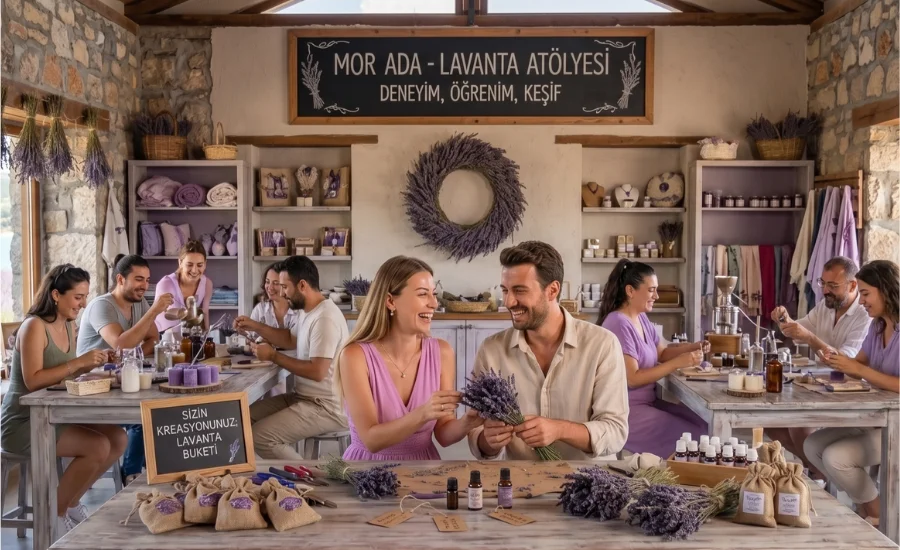 Çekerek Lavanta Adası aktiviteleri lavanta atölyesi